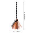 thumbnail image 3 of 1pc Masquerade Prop Theme Halloween Bruja Escoba decorativa, 3 of 5