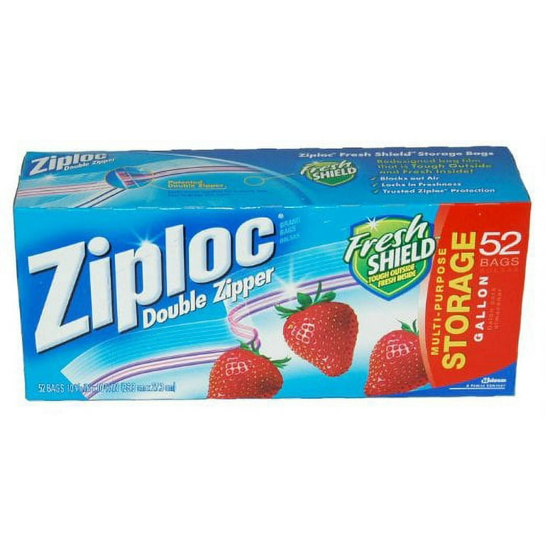 Ziploc Gallon Freezer Bags, 152 Ct., Size: D, Blue
