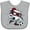 AC-Heather Grey, variant on Inktastic Soccer Ball Boys or Girls Baby Bib