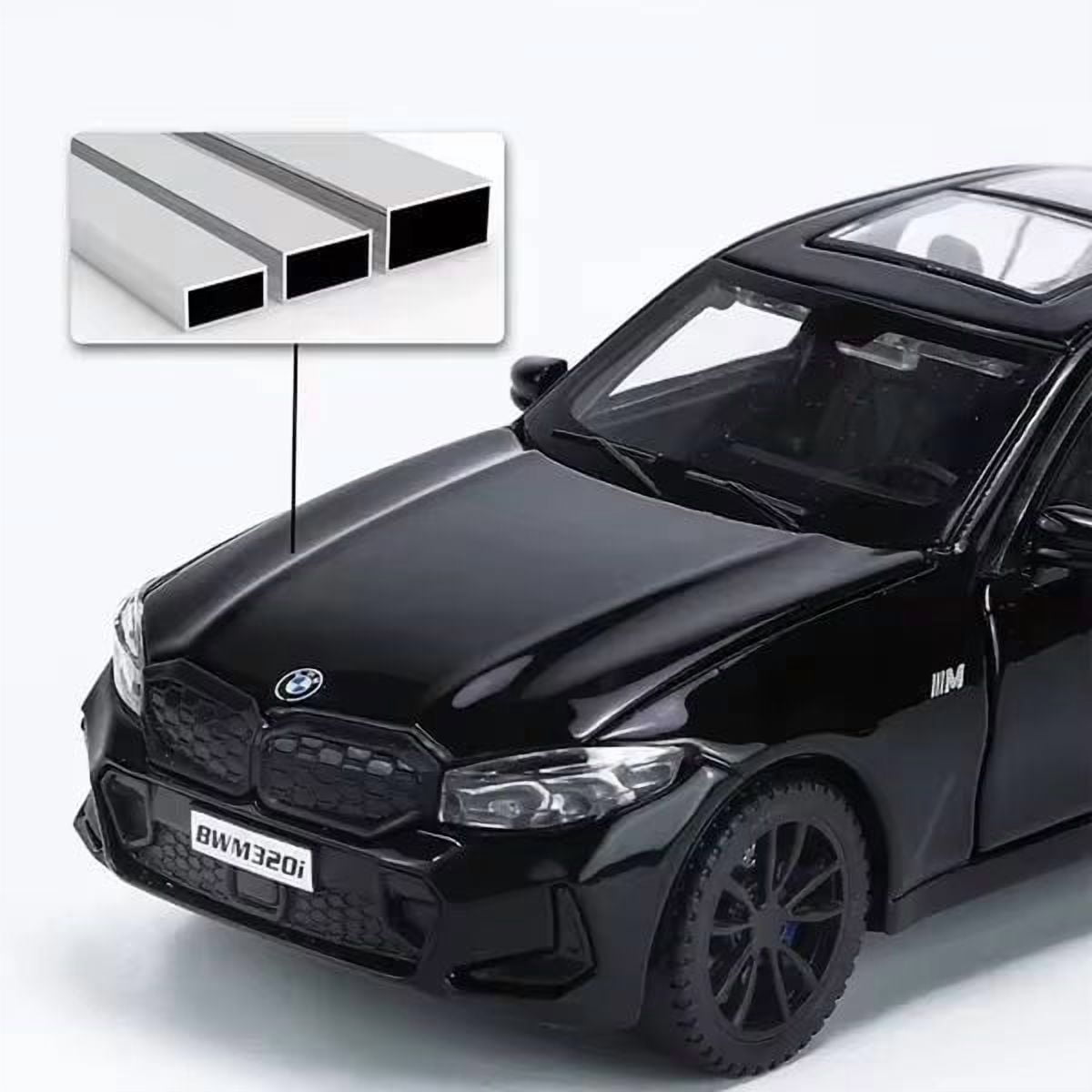 1:32 BMW 320i THE 3 2025 Alloy Model Car Toy Diecasts Casting Sound and Light Car Toys For Children Vehicle