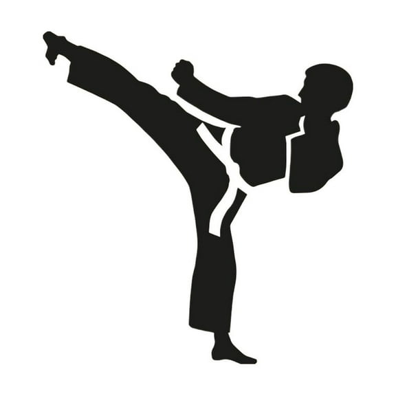 Vinyl Sticker Judo Silhouette Sport Karate Martial Arts Competition Girls Boys Room Poster Mural Decal Wall Art Decor