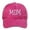 A-Hot Pink654, variant on Yuanlong Women's Baseball Cap MOM Embroidered Printed Distressed Washed Cap Classic Outdoor Activities Headwear