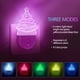 thumbnail image 5 of Luz Nocturna Enchufable para Niños | Luz Nocturna LED RGB Cambia Color con 7 Modos y Sensor de Crepúsculo | Lámpara Suave para Pared | Habitación Infantil, Pasillo, Baño | Brillo Ajustable | Idea de, 5 of 9