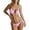 Pink, variant on Daolelai Women's Double Layer Swim Cloth Bikini Swimsuit