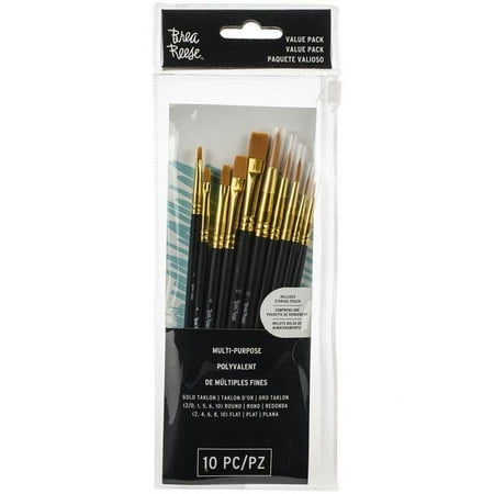 UPC: 0760899343816 | Brea Reese Paint Brush Set -Assorted 10/Pkg