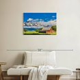 thumbnail image 2 of Elephant Stock Grand Teton Mormon Barn Wall Art - Horizontal Canvas Wall Art - Living Room Wall Decor - Nature Canvas - Gray And Brown Decor - 30" x 20", 2 of 4