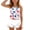 White, variant on LJEFF Girls 2 PC Tie Dye Outfit, Stretchy Tank Top Casual Drawstring Shorts Summer Clothing Set for Kids Black Size 6-7 T