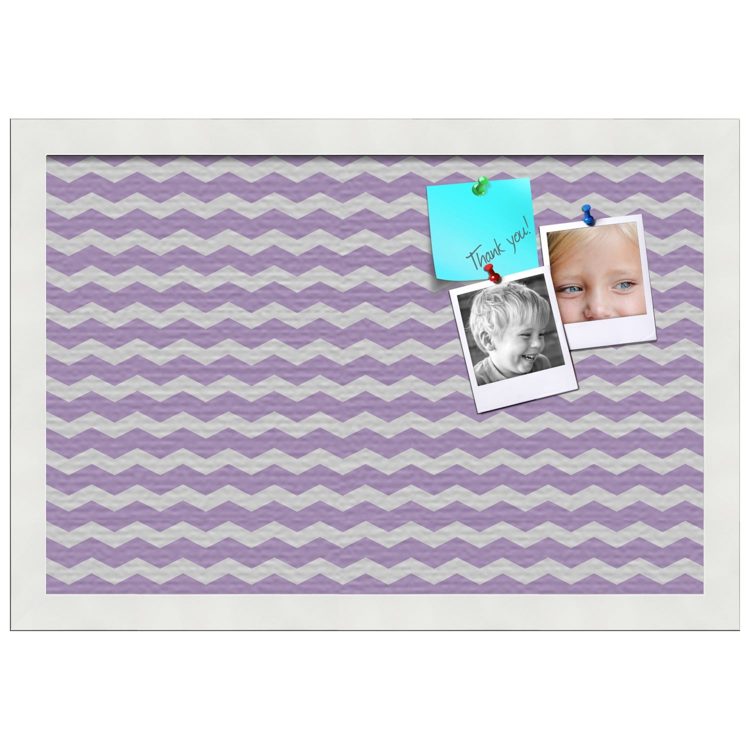 PinPix 18x12 Custom Cork Bulletin Board Poster Board Has a Fabric Style Canvas Finish, Framed in