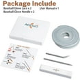 thumbnail image 7 of Softball Baseball Glove Lace, Mitt Lace Repair Kit Includes 2 Leather Laces and Lacing Needle for Catcher's Glove, 7 of 7