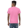 thumbnail image 2 of CROWN DOUBLE BLUE Men's classic tee (Azalea, L), 2 of 6