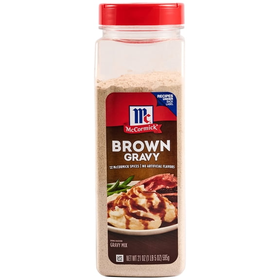 McCormick Brown Gravy Seasoning Mix Bottle, 21.0 oz Bottle