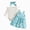 R001-Sky Blue, variant on NOLDARES Newborn Baby Girl Outfits Long Sleeve Romper Suspender Dress 3Pcs Fall Winter Clothes Set(Sky Blue,12-18 M)