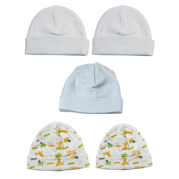 Bambini Boys Baby Caps (Pack of 5)
