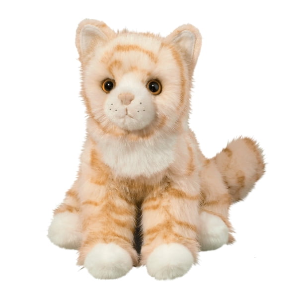 Peluche de peluche Douglas Adele, gato atigrado naranja, 36 cm