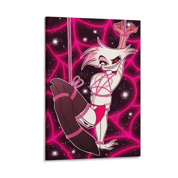 Anime Hazbin Hotel Poster Angel Dust (1) Canvas Wall Art Poster Decorative Bedroom Modern Home Print Picture Artworks Posters 24x36inch(60x90cm)