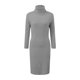 thumbnail image 4 of Vestido de punto de manga larga ajustado liso para mujer - Solapa de punto, bajo con abertura - Poliéster y spandex para otoño/invierno, 4 of 5