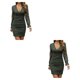 thumbnail image 4 of Sonducket Primavera otoño mujeres Sexy vestido de manga larga fiesta banquete niñas transpirable estilo Casual vestidos con cuello en V regalo Type10 NO10, 4 of 6