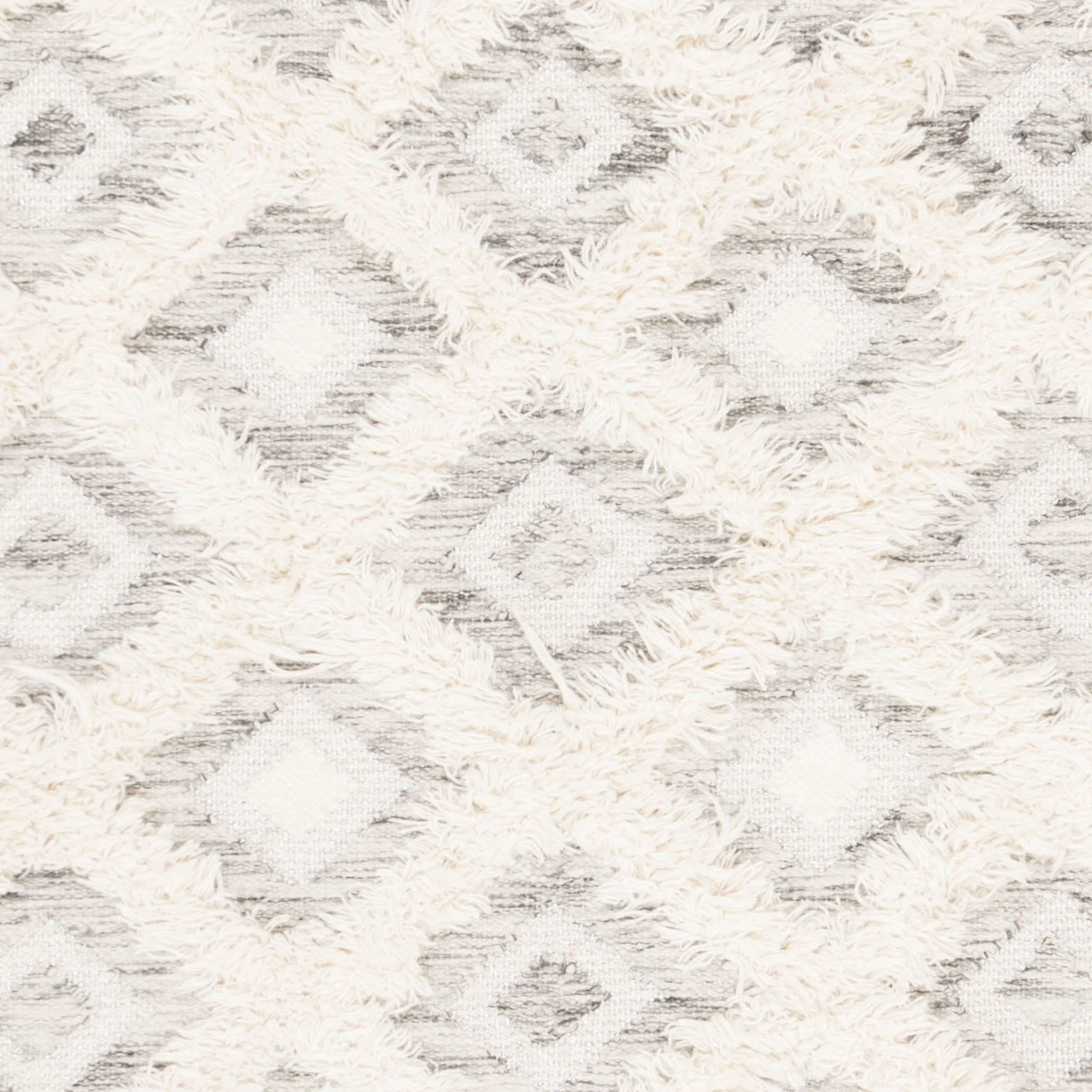 SAFAVIEH Kenya Montague Geometric Area Rug, Grey/Ivory, 6' x 9'