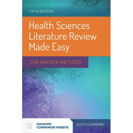 Health Sciences Literature Review Made Easy : The Matrix