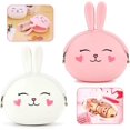 thumbnail image 1 of Silicone Purse,2 Pcs Bunny Coin Purse Silicone Coin Wallet Waterproof For Girls, 1 of 5