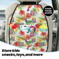 thumbnail image 4 of Butterflies Flowers Hummingbirds Mats Back Seat Protectors, Car Seat Protector Vehicle Organizers Waterproof Cover Back Seat Cover for Kids with 3 Storage Pockets 2 Pack, 4 of 5