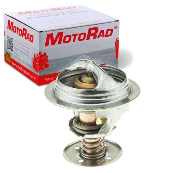 MotoRad Engine Coolant Thermostat compatible with Ford Explorer 2011-2018