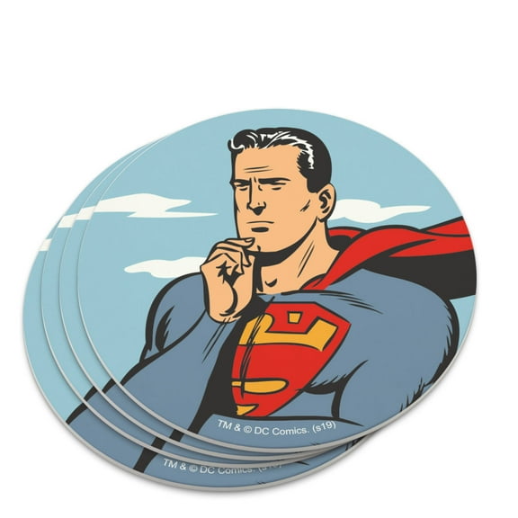Superman Thinking Novelty Coaster Set