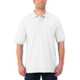 thumbnail image 1 of Jerzees Polo Sport à Manches Courtes pour Hommes, Blanc, 2TG, 1 of 1