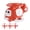 Red, variant on YIFAEUX Helicopter Toy Pull String Launcher Kids Easy to Fly Flying Disc Yard Toys Kids Indoor Outdoor Colorful Flying Disc Helicopter Toy