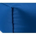 thumbnail image 3 of Gouchee Home Chamonix Outdoor/Indoor Blue Ottoman Pouf – Water-Repellent Bean Bag Footstool with Polystyrene Bead Filling for Patio, Porch, or Living Room, 3 of 5