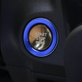 thumbnail image 6 of Sports Blue Anodized Aluminum Engine Start/Stop Push Starter Surrounding Ring Trim For Lexus_is GS ES RX NX Newer Models, 6 of 9