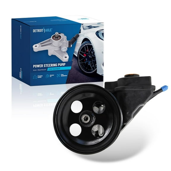 Detroit Axle - Power Steering Pump for 06-11 Buick Lucerne Cadillac DTS 2007 2008 2009 2010 Power Steering Pump with Reservoir Replacement 20-71996