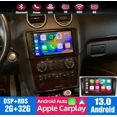 thumbnail image 1 of 9in Android 13 Car Stereo Radio GPS Navigation Head Unit 2+32G for Mercedes Benz ML GL 2005-2011 Built-in Wireless CarPlay Android Auto Bluetooth WiFi FM/RDS SWC, 1 of 6