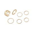 thumbnail image 2 of FORYULIK 7Piece Set Ring Female Wild Joint Index Finger Ring Novel Ring, 2 of 3
