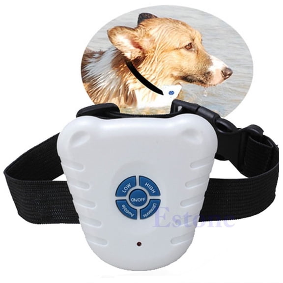 Sinyiin Ultrasonic Control Dog Collar Stop Barking With High and Low Intensity