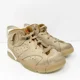 thumbnail image 2 of Ni - ke Ni - ke Boys Air Jordan 6 DH0692-200 Beige Basketball Shoes Sneakers Size 9C, 2 of 5
