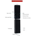 thumbnail image 5 of 3 Packs 128GB MP4 Player Bluetooth 5.2 Portable Music Player with Built in Speaker FM Radio Recorder Lossless Sound Metal Body for Travel Workout Study, 5 of 7