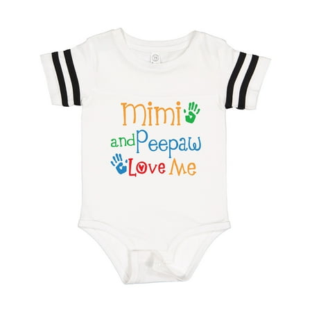 

Inktastic Mimi and Peepaw Love Me Gift Baby Boy or Baby Girl Bodysuit
