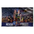 thumbnail image 3 of Bayyon Patriot Day 9.11 Never Forget September 11th American Flag Banner with Grommets 3x5Feet Man cave Decor, 3 of 6