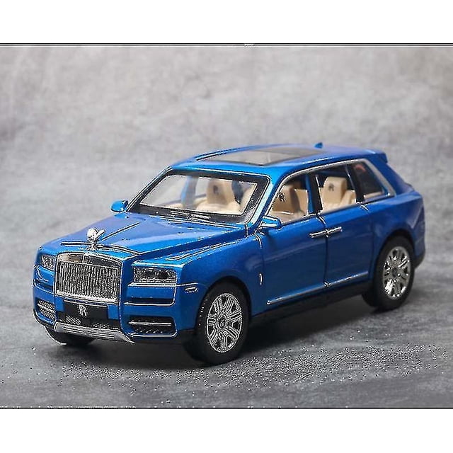 Yyh-1/24 aleación Rolls Royce Cullinan Suv modelo Die Cast juguete simulación de luz de sonido Afortunado Sencillez