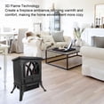 thumbnail image 6 of BIMZUC Electric Fireplace Space Heater with 3D Flame Effect, Rapid Heating Portable Freestanding Room Heater for Home Office Indoor Use, US Plug 110V, 10 Inches / 25.4 cm, 6 of 9