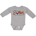 thumbnail image 3 of Inktastic Kickin' it Old School with Weathered Retro Stripe Boys or Girls Long Sleeve Baby Bodysuit, 3 of 5