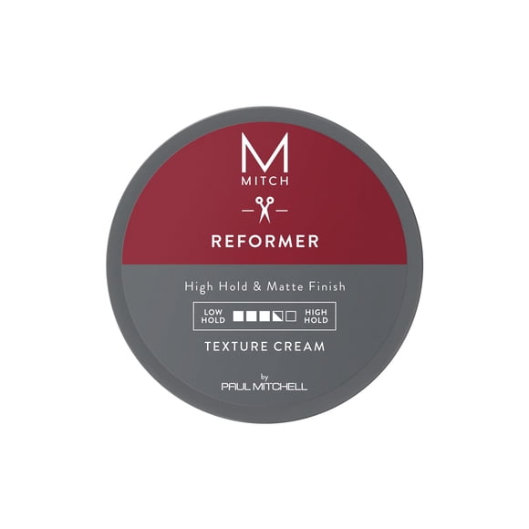 MITCH by Paul Mitchell Reformer Crema Texturizante, Para Hombre, Fijación Alta, Acabado Mate, Para Todo Tipo de Cabello, Especialmente Cabello Fino a Medio, 85 g