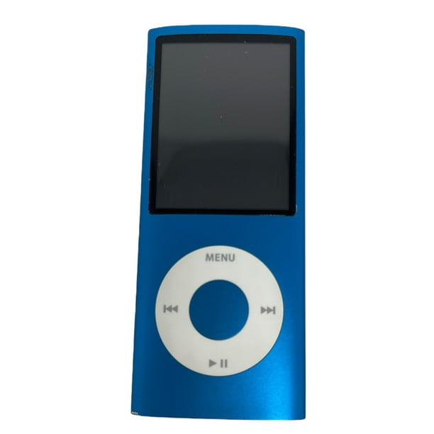 Used Apple iPod Nano 4th Gen 8GB Blue, MP3 , New Battery, Like New Includes FREE Case! - Walmart.com