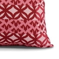 thumbnail image 2 of Simply Daisy, 16" x 16" Greeko Simple, Geometric Print Outdoor Pillow, Red, 2 of 2
