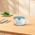 thumbnail image 5 of Dinnerware Set 304 Stainless Ramen Bowl with Lid Large Capacity Colander Portable Lunch Cup for Students & Workers, 5 of 5