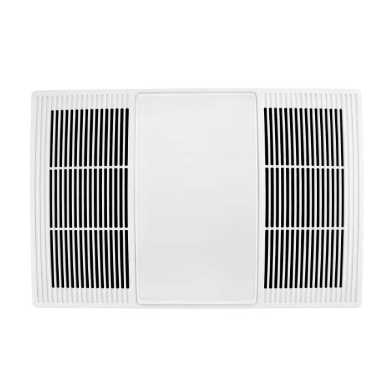 Broan-NuTone Non-Lit PowerHeat Bathroom Exhaust Fan and Heater, 110 CFM, 2.0 Sones, White