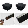 thumbnail image 3 of 40 pieces square plastic plugs 20mm x 20mm black square tube plugs square tube inserts plastic end caps for furniture legs., 3 of 4