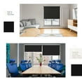 thumbnail image 2 of Keego Roller Shades Cordless Semi-blackout Privacy Window Blinds Customizable Color and Size for Bedroom and Living Room Home and Office Black 27"w x 76"h, 2 of 9
