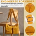 thumbnail image 6 of BadPiggies Waterproof Crossbody Bag for Women Nylon Messenger Bag Casual Shoulder Handbag Purse Bookbag - Yellow, 6 of 9
